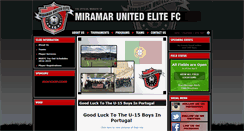 Desktop Screenshot of miramarunitedelitefc.org