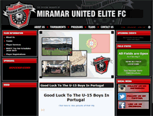 Tablet Screenshot of miramarunitedelitefc.org